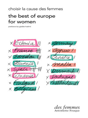 cover image of The Best of Europe for Women--Choisir la cause des femmes